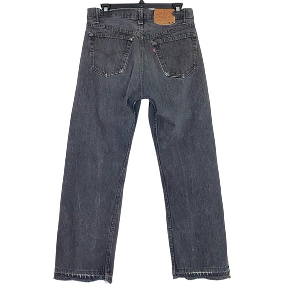 Vintage 80s Levi’s 501 - 0658 Custom Jeans Waist 29 Women Size 6 8 Leopard Plaid - Picture 2 of 16